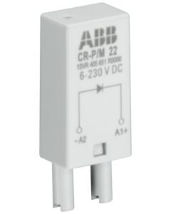 ABB PLUGGABLE MODULE CR-P/M62V 6-24V  AC/DC GREEN ( FOR CR-P/CR-M RELAYS) 1SVR405654R1000