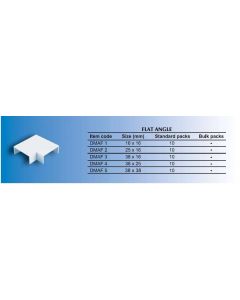 Decoduct Flat Tee For 38X25 Trunking DMTF 4