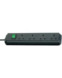 Extension Socket 4 Way 13A Plug Socket With On/Off Switch