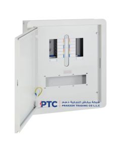 Hager 4 way tpn Distribution Board for 250a i/c (jk2b04f2) flush  *add incomer kit*