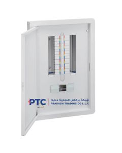Hager 125a 16 way tpn Distribution Board (flush)  jk1b16f2 prov  elcb/iso