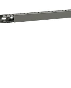 HAGER SLOTTED PANEL TRUNKING 25 HT X 25 WT MM 2MT GREY BA7A25025