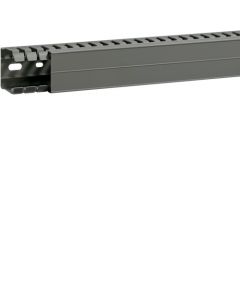 HAGER SLOTTED PANEL TRUNKING 40 HT X 40 WT MM 2MT GREY BA7A40040