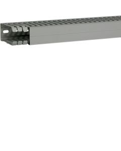 HAGER SLOTTED PANEL TRUNKING 80 HT X 40 WT MM 2MT GREY BA7A80040