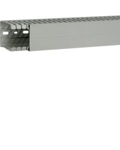 HAGER SLOTTED PANEL TRUNKING 80 HT X 60 WT MM 2MT GREY BA7A80060