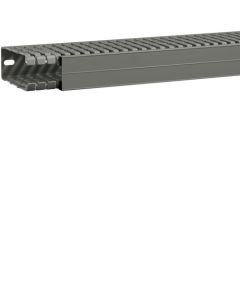 HAGER SLOTTED PANEL TRUNKING 100 HT X 40 WT MM 2MT GREY BA7A100040