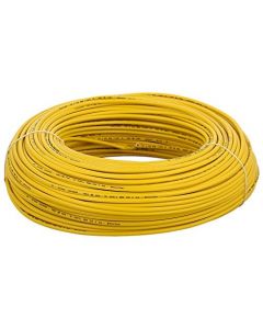 Copper Plus 1.50Mm/Yellow Green Single Core Flexible Panel Wire 105Deg C (100Yds)