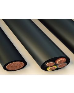 DUCAB 150MMX1C H07RN-F BLACK FLEX RUBBER 90  DEG (MTRS)