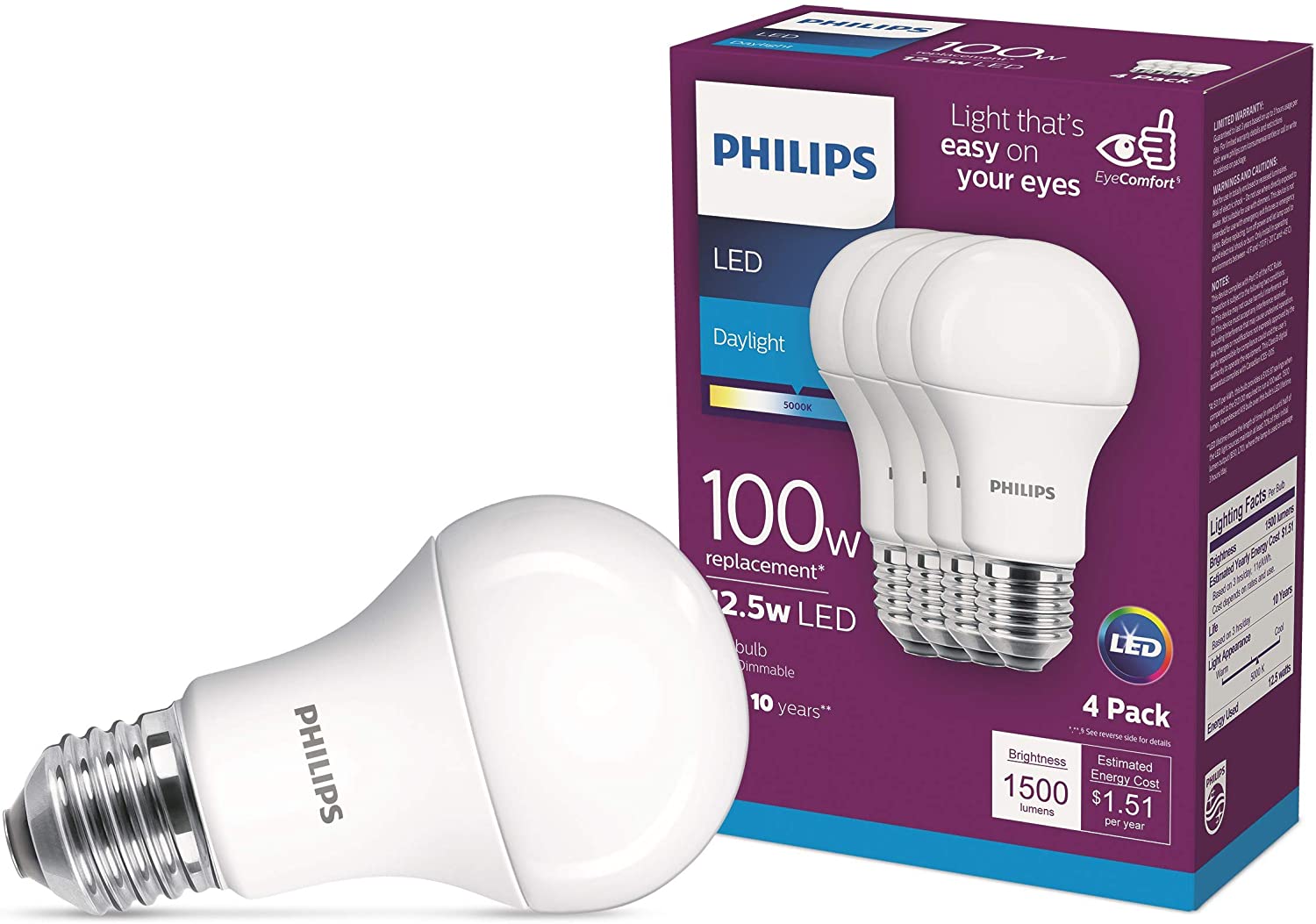 Philips Essential 9W Led Bulb E27 6500K 230V